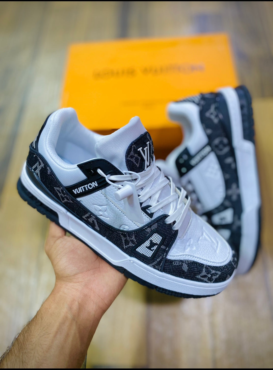Louis Vuitton Inspired Premium Sneakers – Stylish, Branded Look, Unisex Casual Shoes