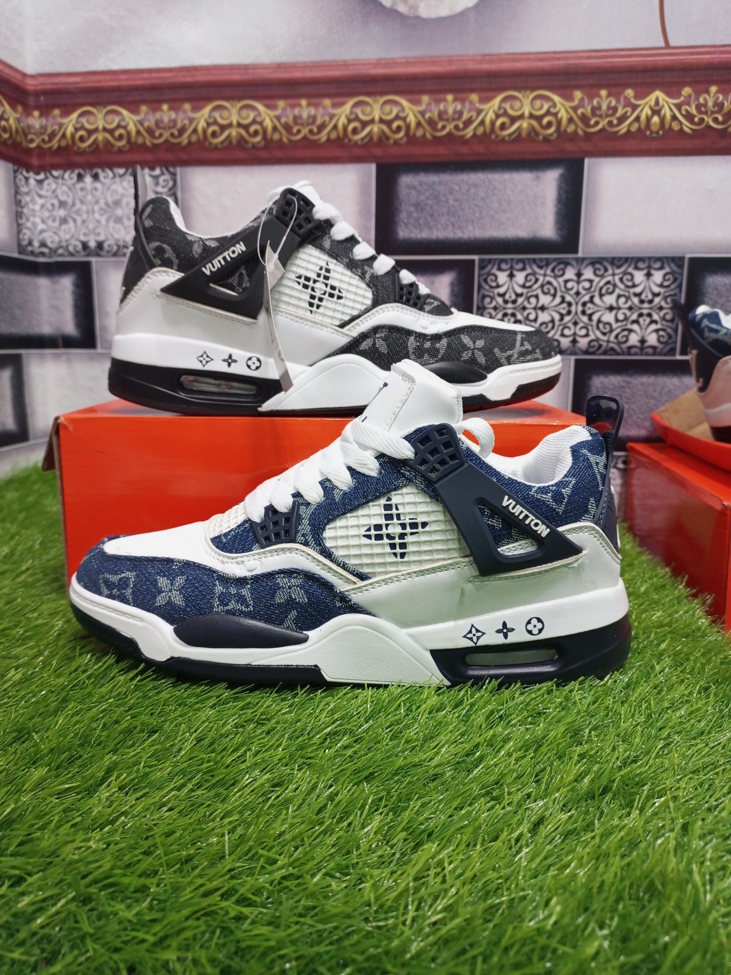 Louis Vuitton Inspired Premium Sneakers – Stylish, Branded Look, Unisex Casual Shoes (Copy)
